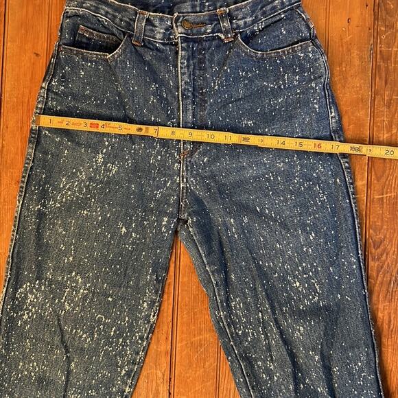 Vintage Made in the shade jeans speckled high rise straight leg unique - Picture 4 of 7